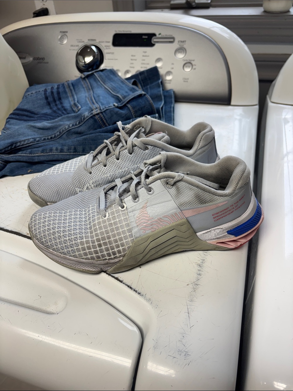 Light Gray Womans Nike Metcons